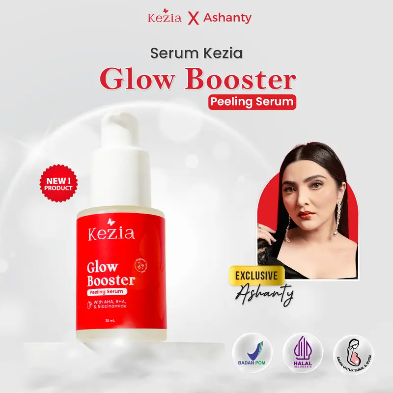 KEZIA By ASHANTY - Glow Booster Peeling Serum (FREE 1 TONER 100ML) 1