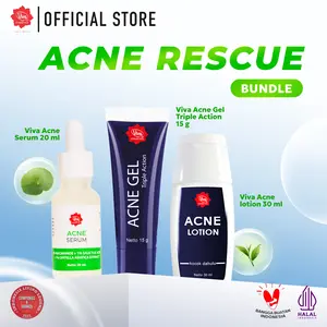 [PAKET ACNE RESCUE!!!] Sembuhkan jerawat dengan Acne SERUM, Acne GEL, dan Acne LOTION