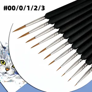 Kuas Lukis Liner Weizhuang Tip Nylon Bulat Satuan  Wei Zhuang Round brush