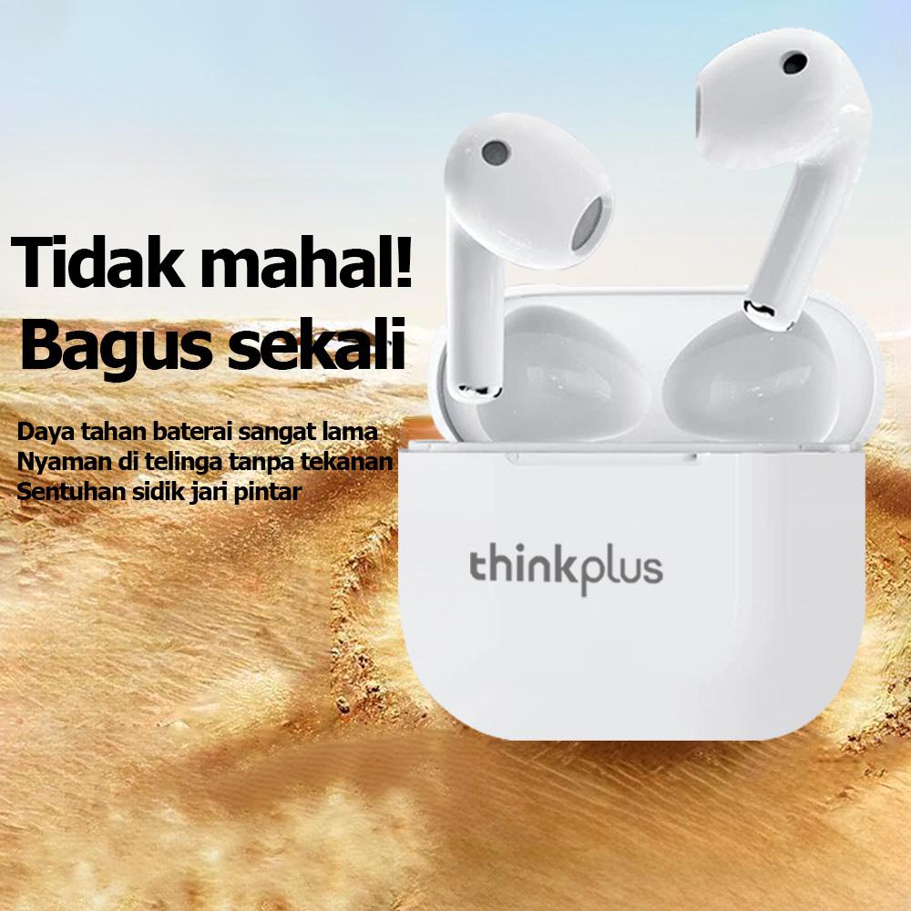 Lenovo thinkplus NEW TWS Bluetooth V5.0 Earphone Headphone Tahan Lama Suara Bass Dalam Stereo Dengan Kontrol Sentuh Earbud Olahraga