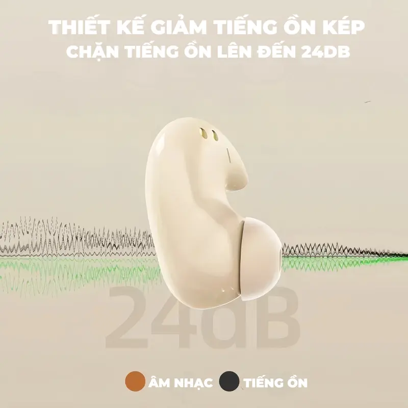 Tai nghe ngủ Y29 [3 Quà tặng miễn phí] 1 Nhãn dán hoạt hình+1 Bao tay chơi game+1 Dây buộc,Không dây Bluetooth với thiết kế hình elip, iPX5 không thấm nước, Âm thanh trung thực cao 4