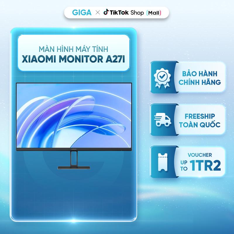 Màn hình máy tính Xiaomi Monitor A27i EU ELA5345EU - Trải nghiệm giải trí và làm việc mượt mà