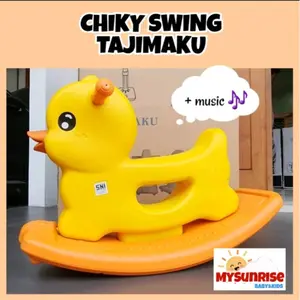 FREE BATERAI !! Chiky Swing With MUSIC / Jungkat Jungkit / Ayunan Tajimaku ORIGINAL
