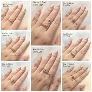 Cincin Motif • 1-4gr • Perhiasan Kadar 5% • Bisa Dijual Kembali