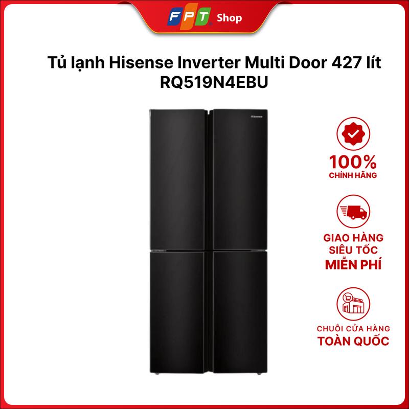 Tủ lạnh Hisense Inverter Multi Door 427 lít RQ519N4EBU 0