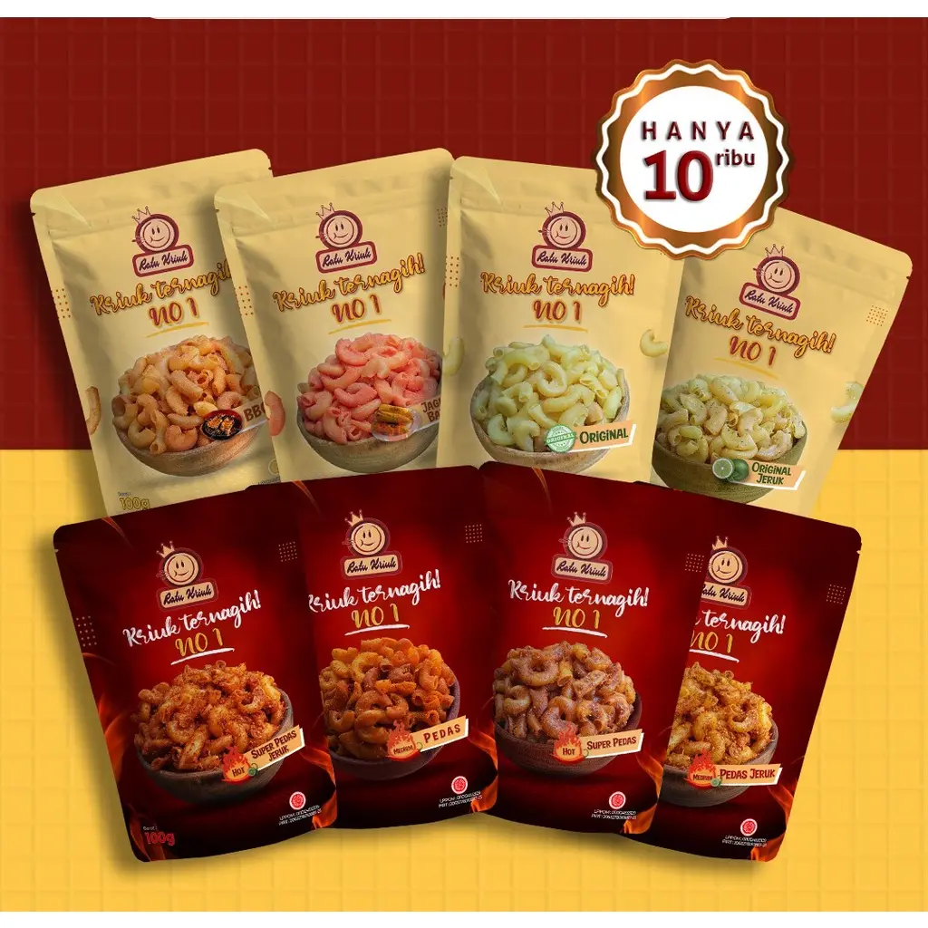 (TERMURAH) MAKARONI PREMIUM KHAS TASIKMALAYA BY RAJA SNACK