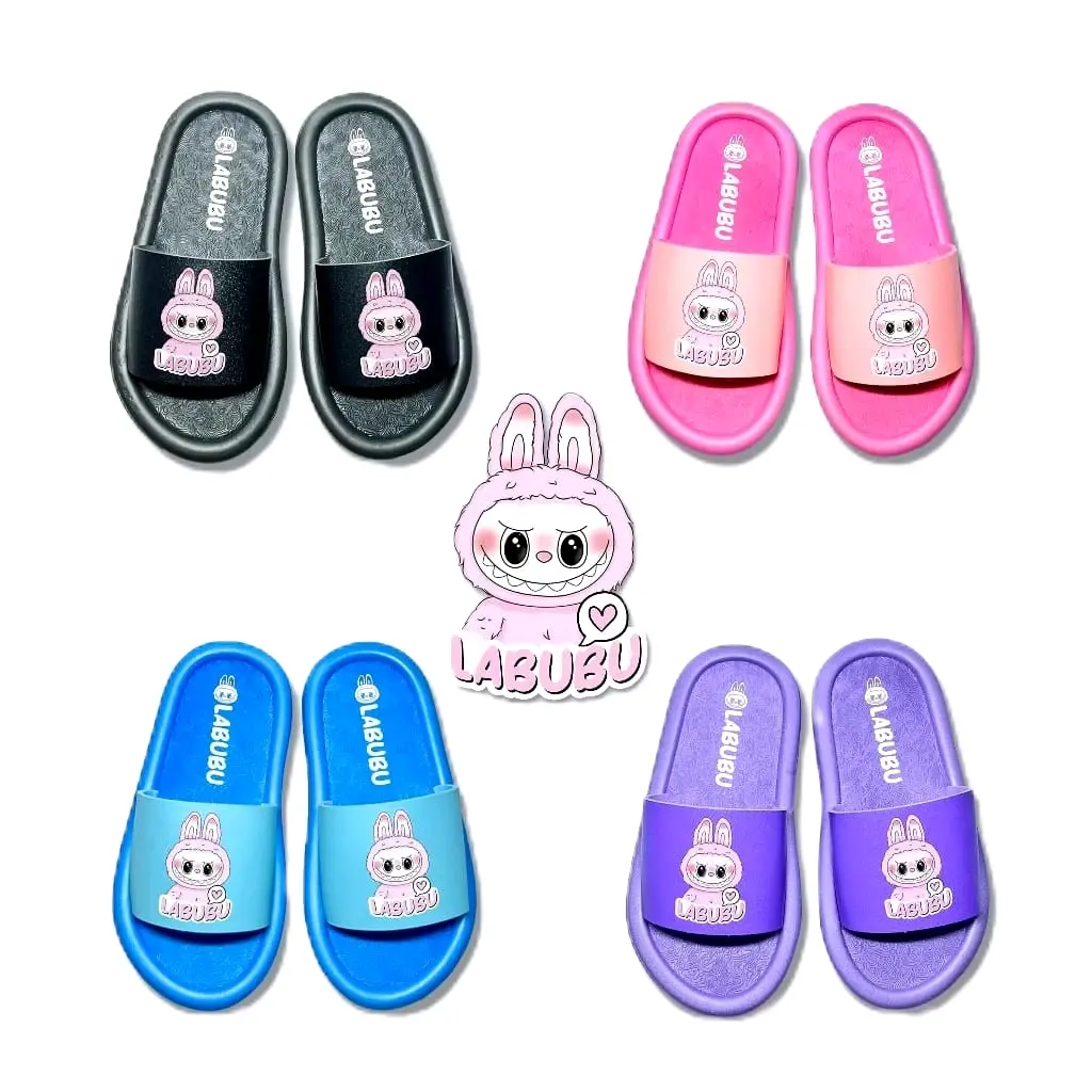 Sandal Anak Wanita Kekinian Selop Labubu (26-35)