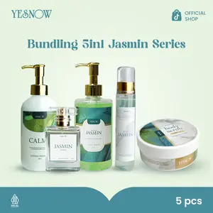 Bundling Fleurie Series 5in1 ( Body Scrub + Body Wash + Body Lotion + New EDP 50ml + Stary Body Mist )