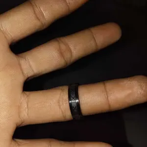 cincin titanium model Romawi untuk pria wanita