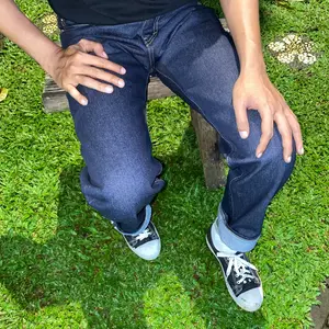 Celana Raw Denim PATTERSON GLOCK Selvedge - Slim Straight 15oz - Hight Class Pria Distro COD