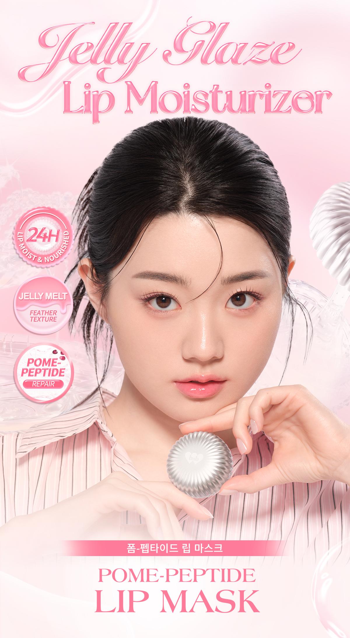 BNB Barenbliss Pome-Peptide Lip Mask Jelly Melt Lip Mask 7g Melembabkan dan Menutrisi Bibir Hingga 24 Jam Menghaluskan Bibir Kering Hydrating Nourishing dengan 5X Radiance Complex Lip Care Lip Scrub Lip Balm Bibir Lembut Plumpy