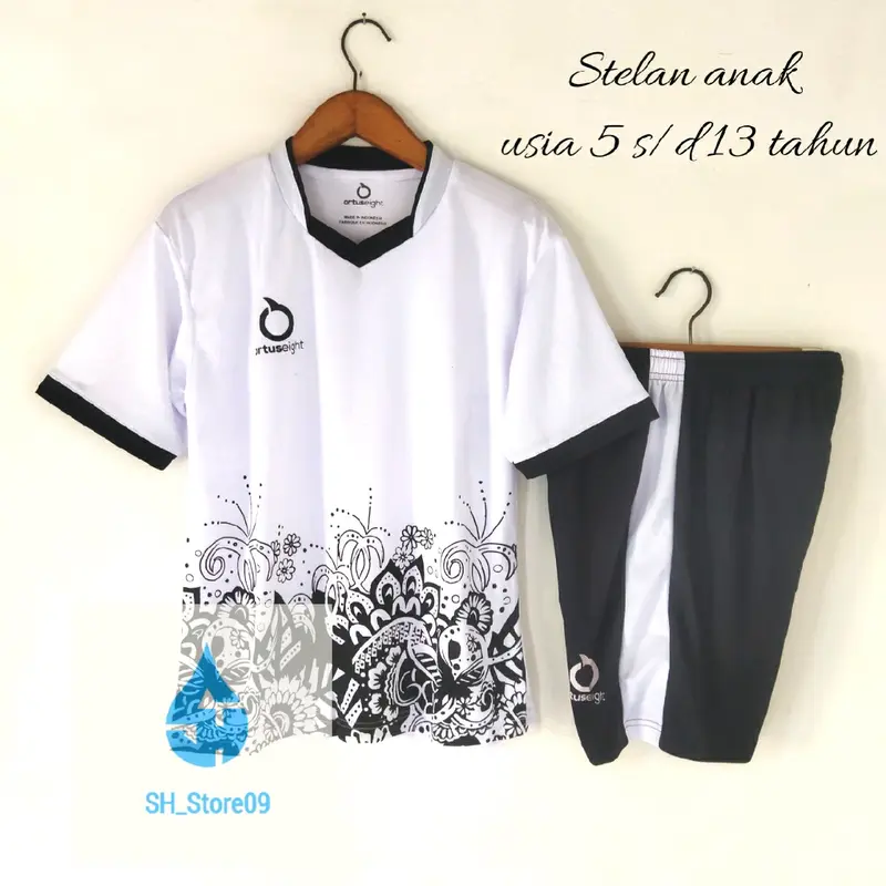 Jersey anak 5-13 tahun/set baju olahraga anak bahan adem dan nyaman ketika di pakai,cepat kering 0