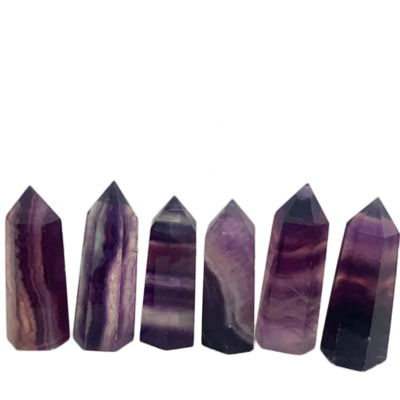 [FaFa] Fluorite Tower Mini Small Tower Dark Purple Series Layered