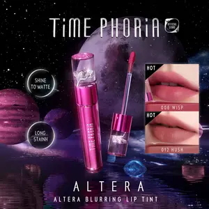 TIME PHORIA -Altera Blurring Lip Tint Blurs Lip Lines Shine To Matte Watery Blur Lip Lipgloss Lipstick LipTint Lip Cream Longlasting Lightweight