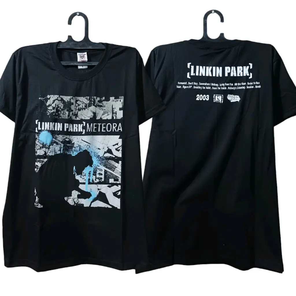 Kaos Musik LINKIN PARK | Tanpa Jahitan Samping
