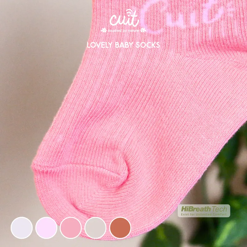 CUIT Ruffle Socks Kaos Kaki Anak Perempuan Lovely - Toddler Socks 6 - 12 Bulan - Kaos Kaki Lucu 2