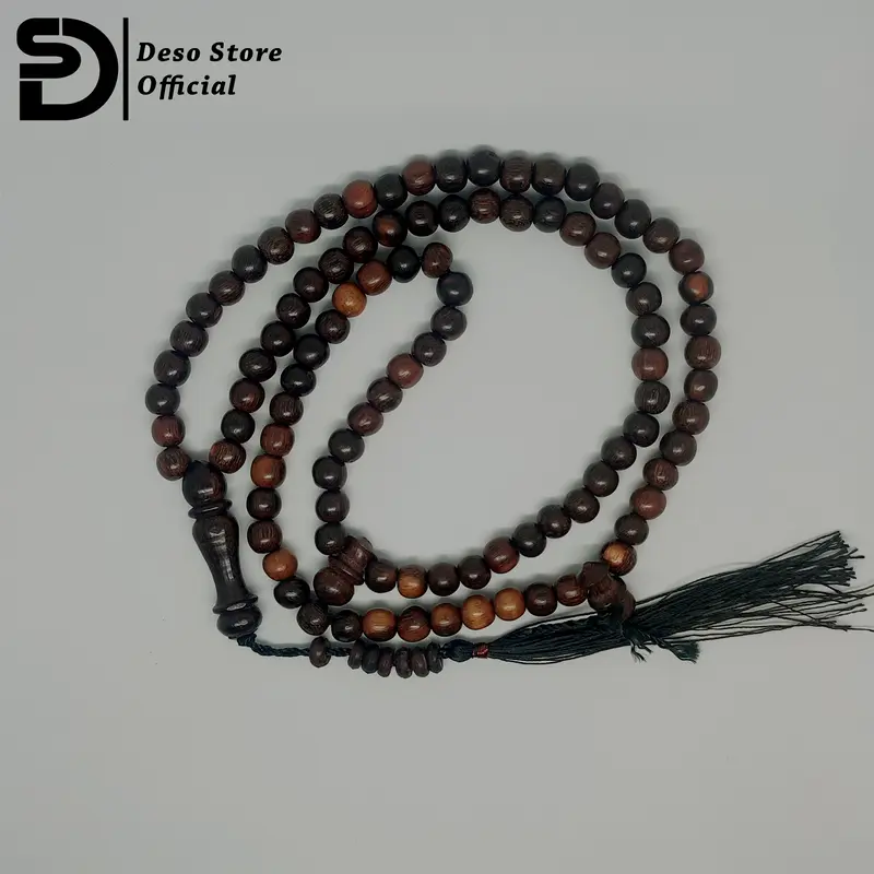(Gratis Siwak)Tasbih Galih asem 99 Original 8mm Bulat 2