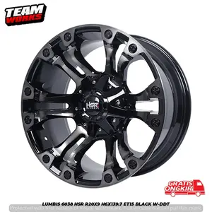 VELG MOBIL ELEGANT RING 20 UNTUK PAJERO TRITON BLAZER FORTUNER HUMMER HSR TYPE LUMBIS PCD 6X139,7 LEBAR 9 PELK R20