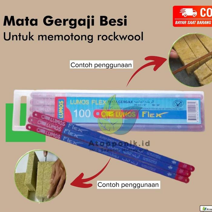 Gambar gergaji besi pemotong rockwool dari Atapponik Store Kota Surabaya Tokopedia
