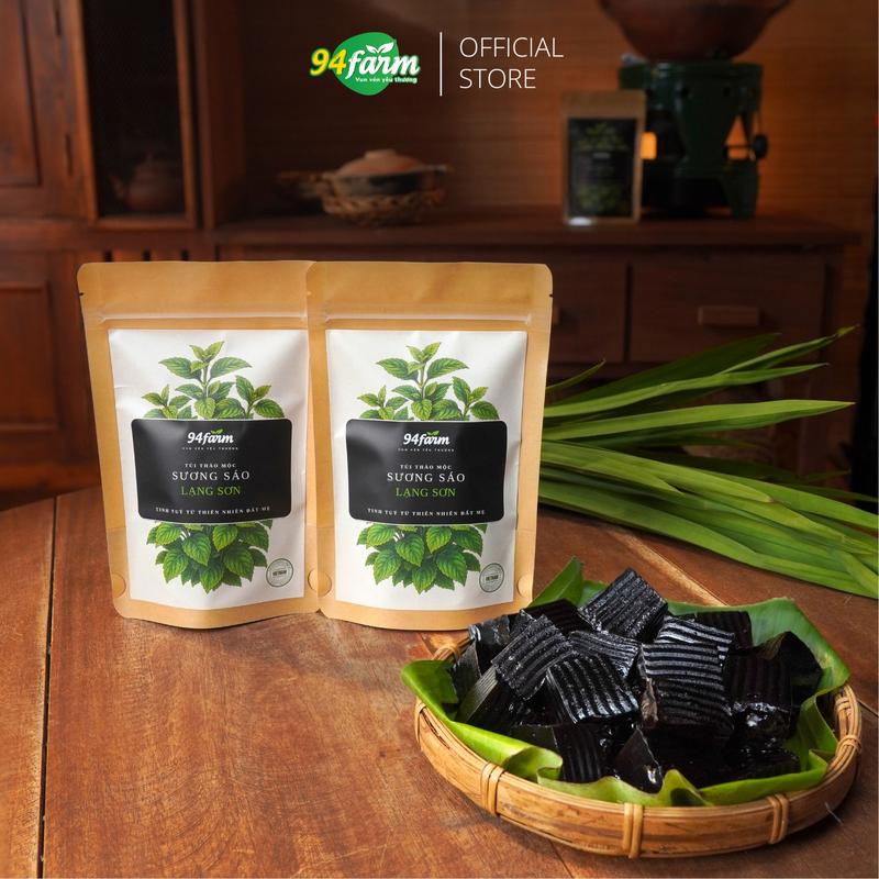 Túi 50g Bột sương sáo đen thảo mộc Lạng Sơn Túi 50g 94farm