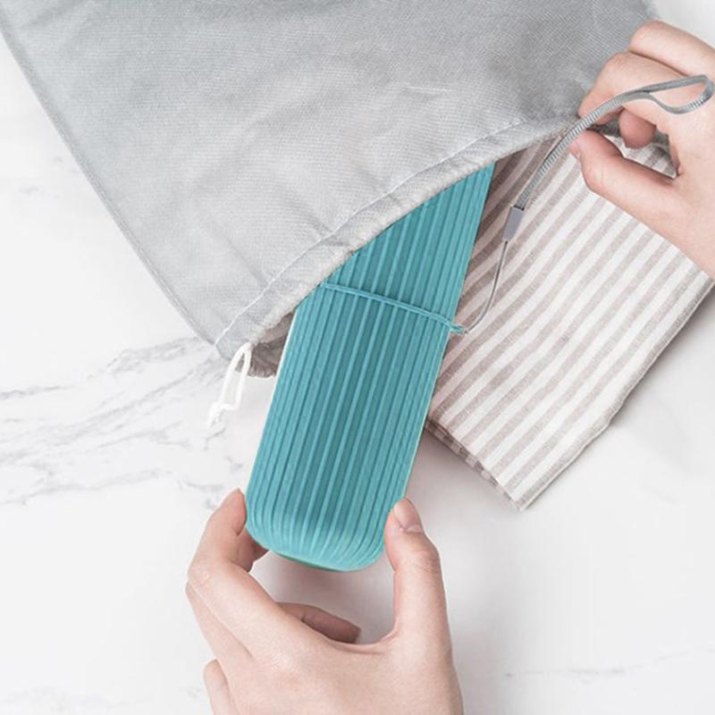 Product Introduction of Toothbrush Cup With Cap Creative Toothpaste Holder Portable Storage Case Box Organizer Toiletries Storage Cup Travel Gadgets 14