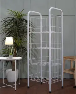 Rak Chiki 4 Susun Ciki - Putih - Model Simple - Ringan dan Mudah Dipindahkan