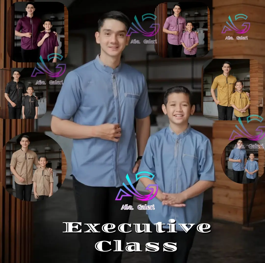 Koko Pria Couple Ayah Anak Laki Laki 1 2 5 - 12 15 17 Tahun Baju Muslim Keluarga Lengan Pendek Terbaru Kekinian 2025 Dewasa Katun High Kurta Lembut Nyaman