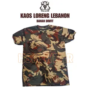 HSM WEAR - KAOS DRIFIT LORENG LEBANON PRIA WANITA