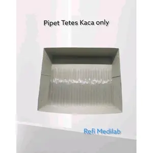 Pipet tetes kaca 9CM KACA ONLY isi 100pcs/box