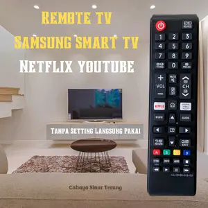 Remot Remote Samsun Smart TV LED LCD Netflix Youtube BN59 1315D Tanpa Setting Langsung Pakai
