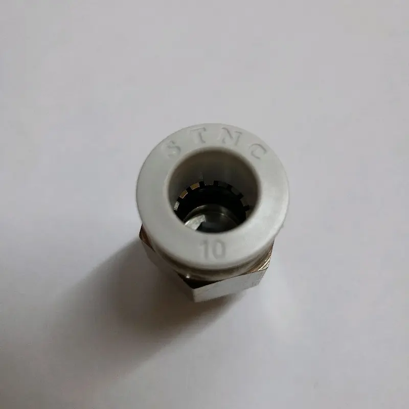 PC10X1/4"/PC10X3/8"/PC10X1/2" FITTING NEPEL LURUS MALE CONNECTOR STNC 3
