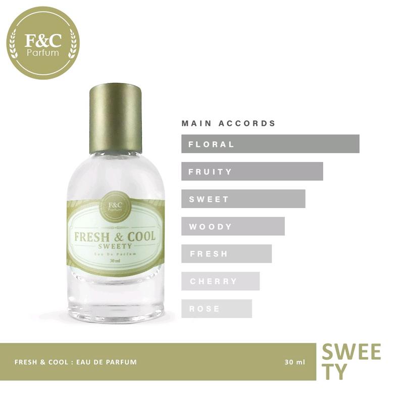 F&C parfum Sweety 30ml EDP Murah Refill Premium Parfume Wangi Perfume Wanita Terwangi 1