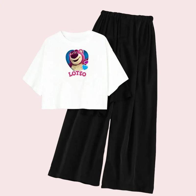 Setelan Remaja Baju dan Celana Kulot Lotso Series Fashion Usia 9-12 Tahun 5