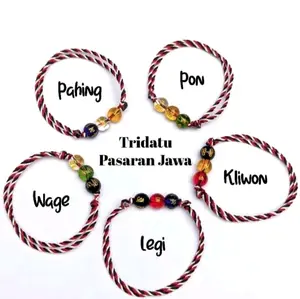 Termurah Gelang Tridatu pasaran jawa - gelang tridatu Weton jawa  pahing, wage, pon, kliwon, legi Bracelet