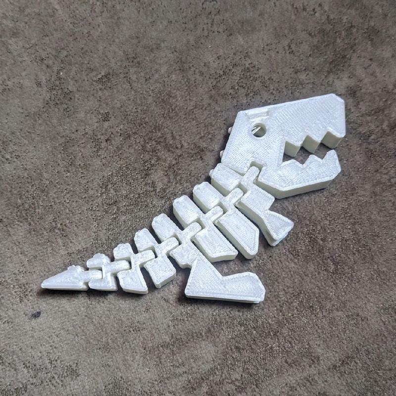 T-REX DẠ QUANG, phụ kiện keyrambit, móc khoá 7