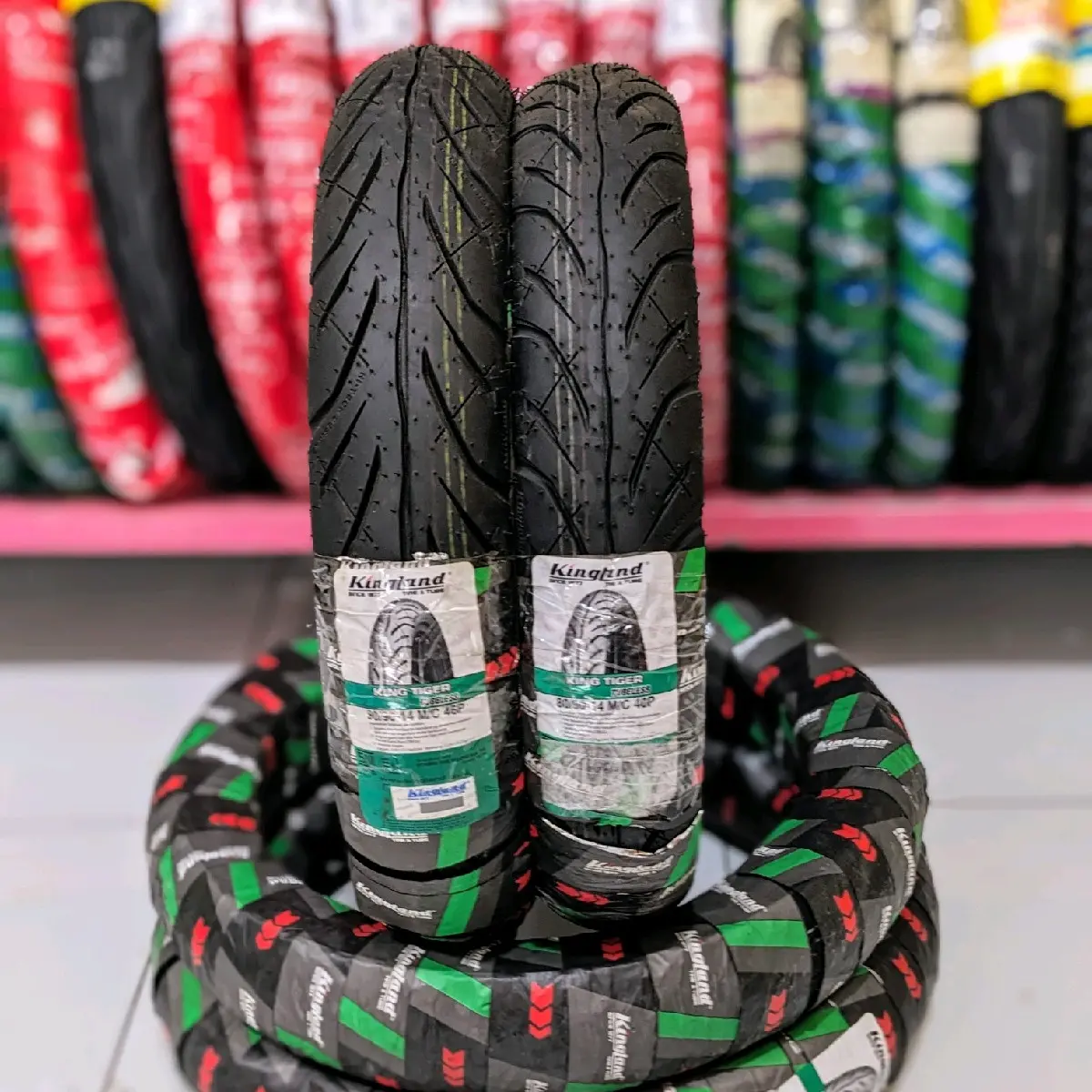 BAN MATIC RING 14 KINGLAND TIGER 80/90-14 90/90-14 TUBELESS