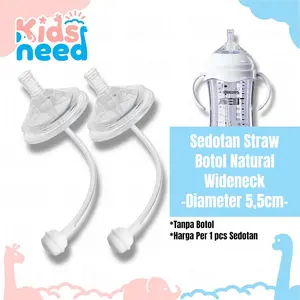 Sedotan/Straw Drink Anak WIDENECK SILICON Untuk Botol PA (Tanpa Botol) Minum Sedotan Accessories Bottle