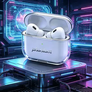 Embedrone phantom GF6 Headset Bluetooth All in One: Noise Cancelling, HD Call, 30 Jam Daya, Gaming Tanpa Delay, Bass Rich, Anti Air IPX6, Universal Android & iPhone, Harga Super Ekonomis