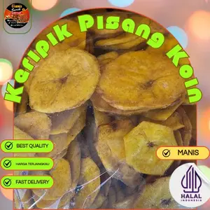 Keripik pisang koin madu manis netto 500 gram