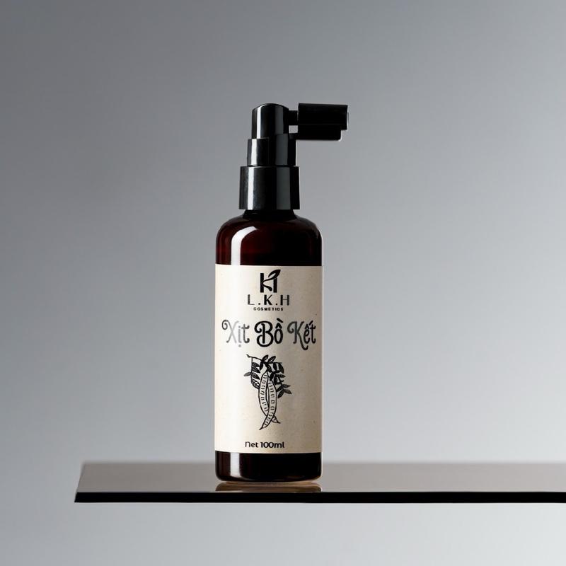 XỊT TÓC BỒ KẾT & GỪNG _ Hổ trợ giảm rụng , hổ trợ mọc tóc & nhanh dài ( Dung tích 100ml )