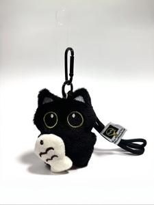 猫シリーズ バッグチャーム・キーホルダー・ペンダント、カジュアルスタイルのアクセサリー、航空会社のタグ対応の財布に対応、バッグやバックパック向けのギフトに最適