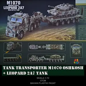 Mainan tank transporter The Oshkosh M1070 is a US Army tractor unit mainan tank miniatur tank mainan militer mainan tank perang mainan militer WW1 WW2 mainan anak laki laki perang perangan