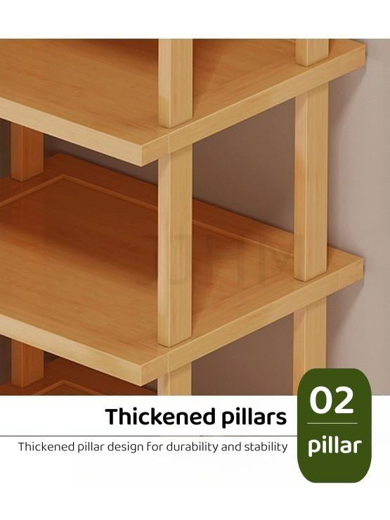 Product Introduction of DIY Stackable Shoe Rack Multi-Layer Storage Free Combination Outdoor Bamboo Wooden Cabinet Organizer Storag Shelf Insert Installation shoe rack organizer tinsel rotating tray hat caps dish kitchen 22