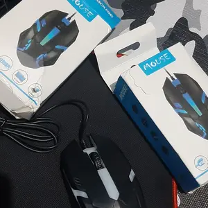 Mouse Cable Colorful LED | Mouse Laptop PC WIRED #GARANSI3BULAN