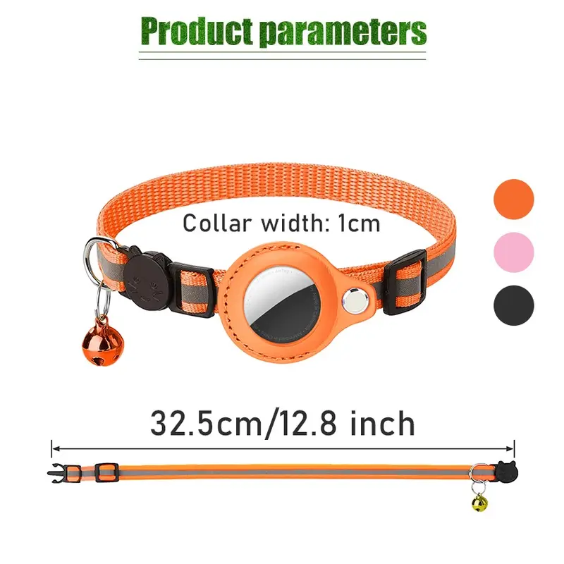 Pet Apple AirTag Kalung Collar Kucing Airtag GPS Tracker Anti Theft Anjing Kucing 1