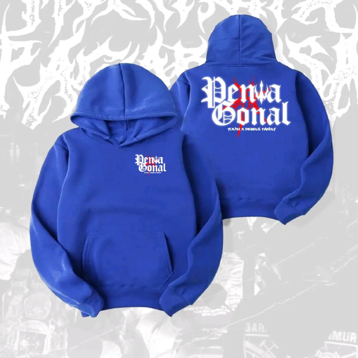 HOODIE PENTA GONAL (REFLEKTIF) Fleece