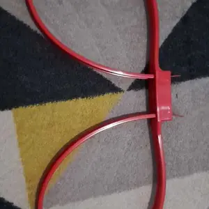 Borgol Tangan Plastik Tali Ties / Asli Jatah Polri - Merah