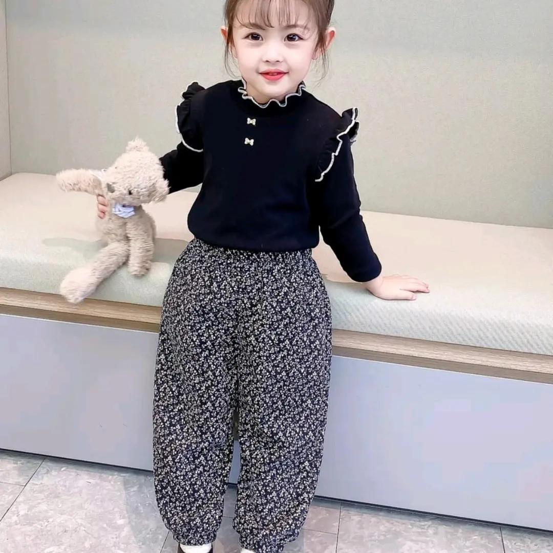 atasan anak prempuan model lengan panjang/atasan anak prempuan lengan panjang fashion anak cewek