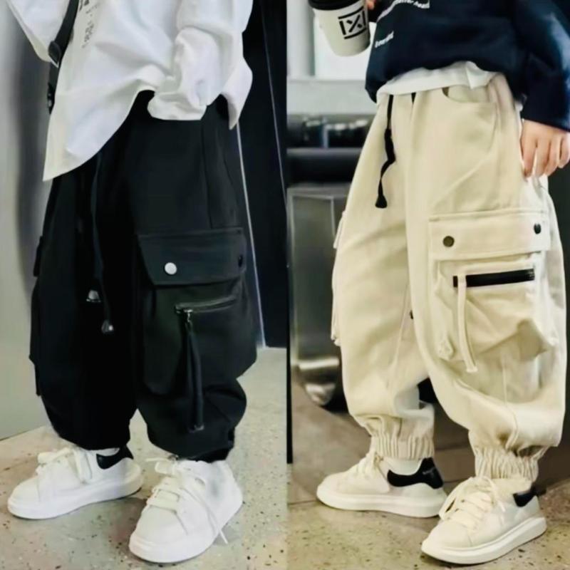 [19-45Kg] - Combo 2 quần kaki, 1 quần kaki mềm túi hộp cho bé trai, bé gái, siêu cá tính, ống bo chun, kiểu dáng bomber-quan kaki cho be