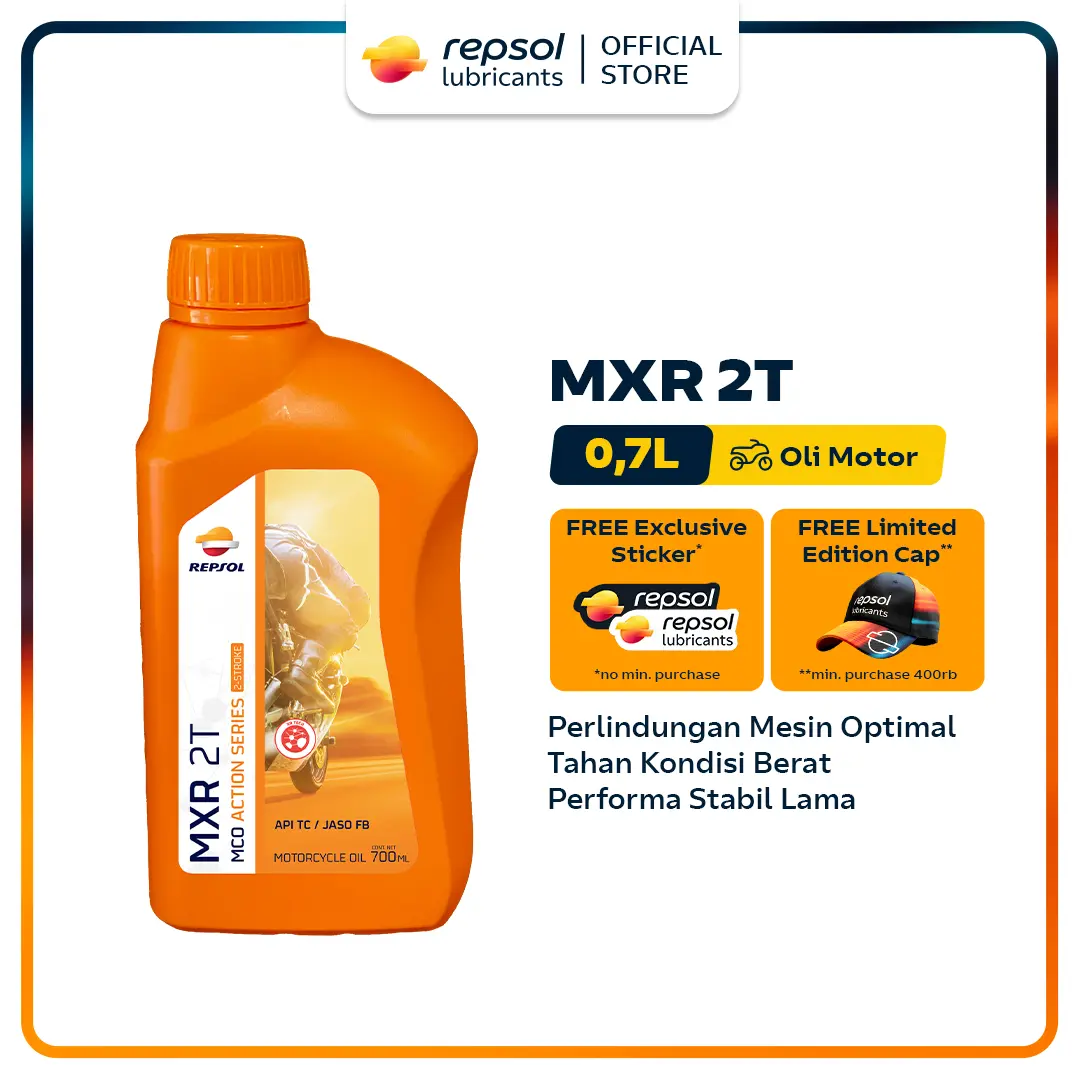 OLI MOTOR REPSOL MXR 2T LS (0.7L) - Shop | Tokopedia